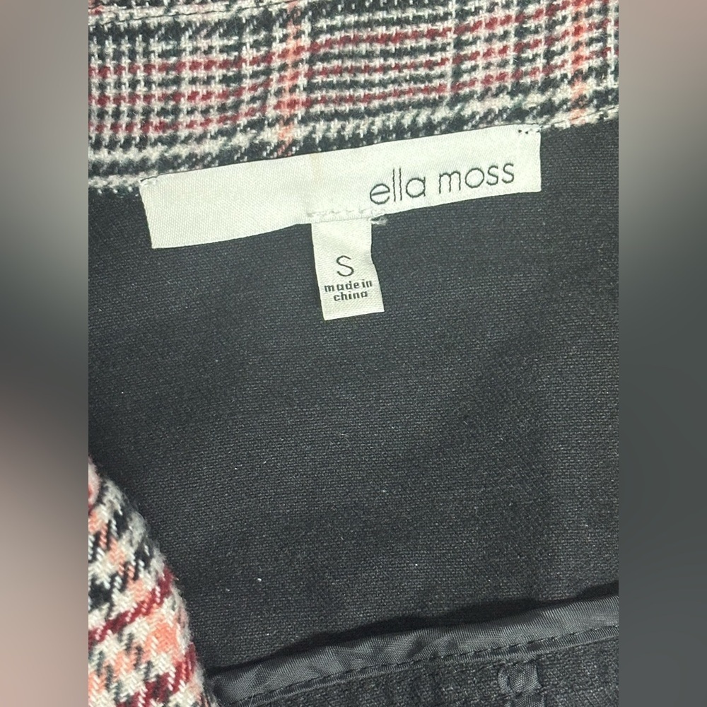 Ella Moss Multicolor Plaid Blazer - Picture 6 of 11